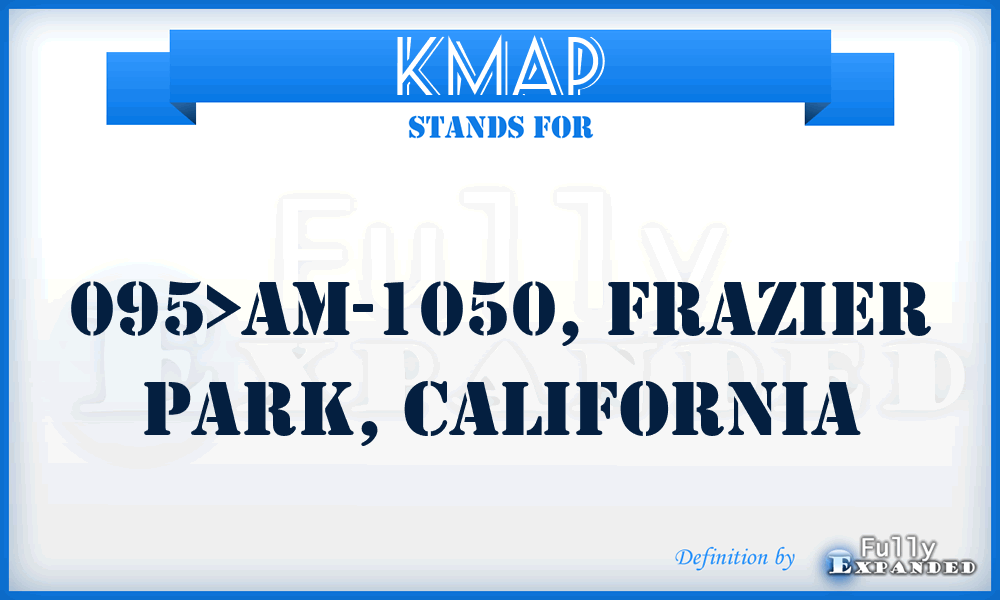 KMAP - 095>AM-1050, Frazier Park, California