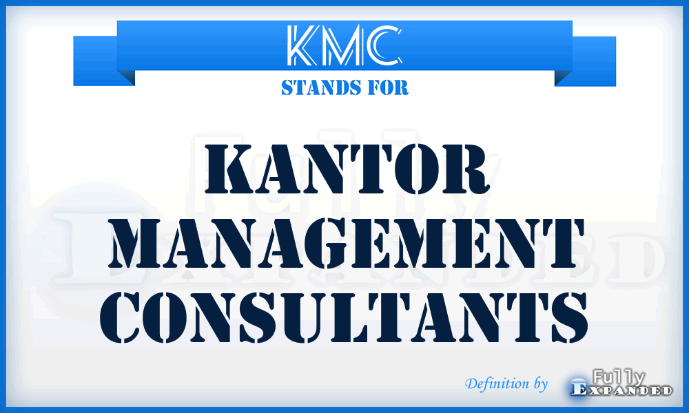 KMC - Kantor Management Consultants