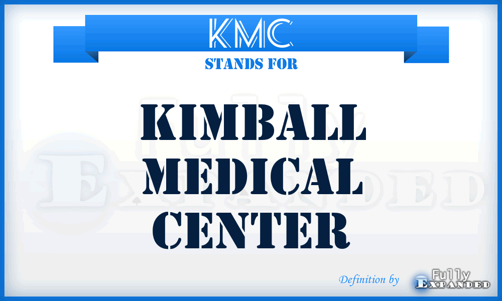 KMC - Kimball Medical Center