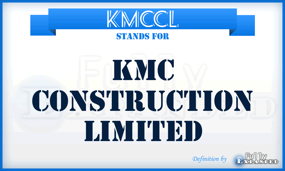 KMCCL - KMC Construction Limited