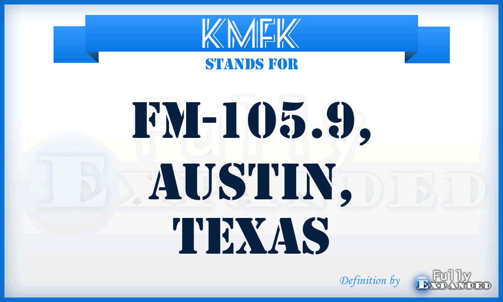 KMFK - FM-105.9, Austin, Texas