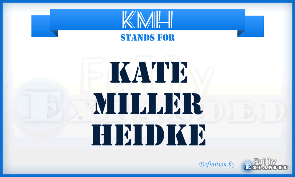 KMH - Kate Miller Heidke