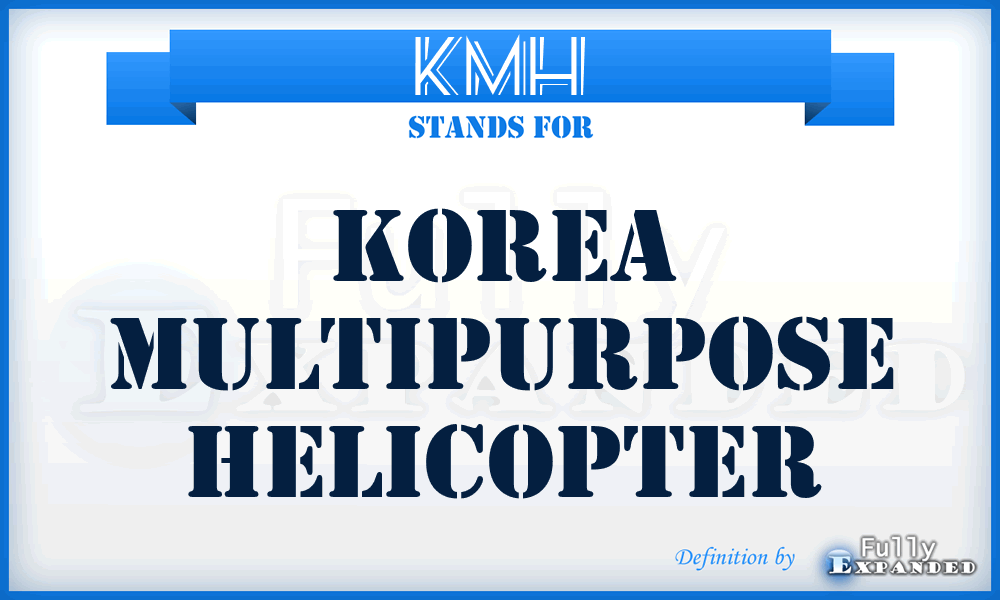 KMH - Korea Multipurpose Helicopter