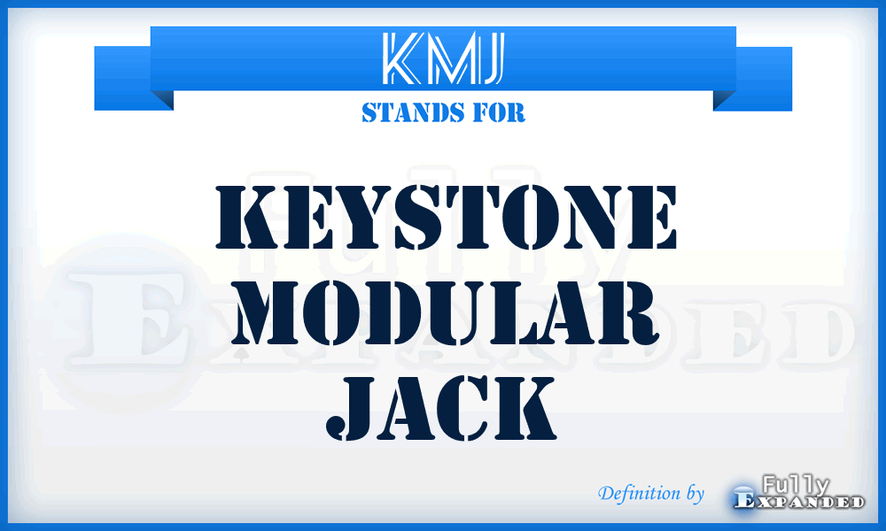 KMJ - Keystone Modular Jack
