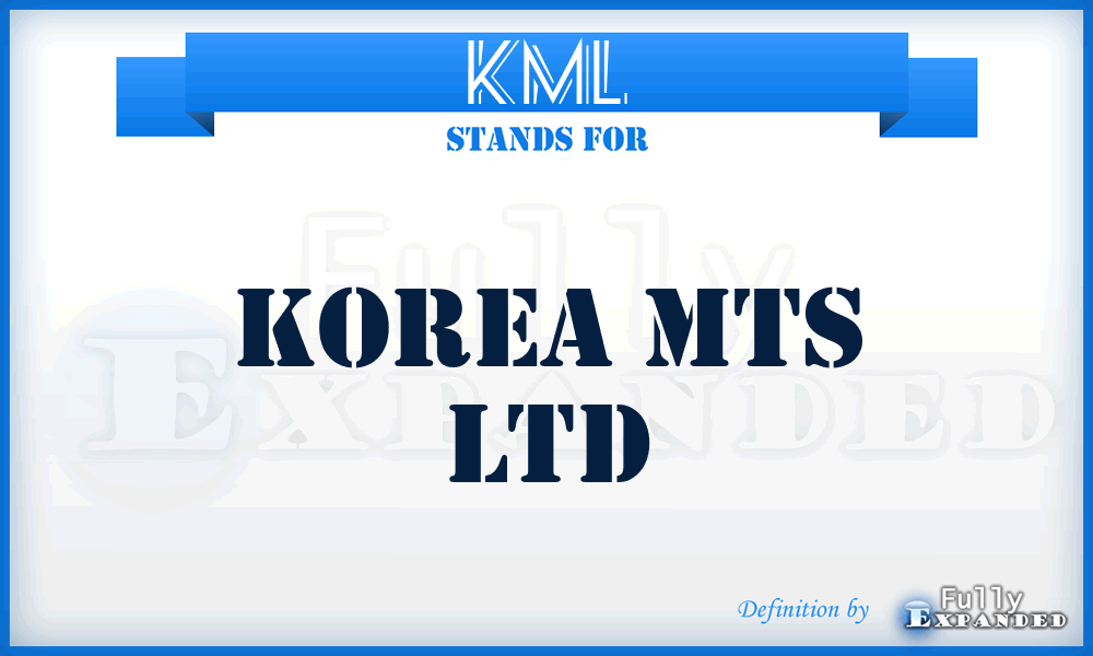 KML - Korea Mts Ltd