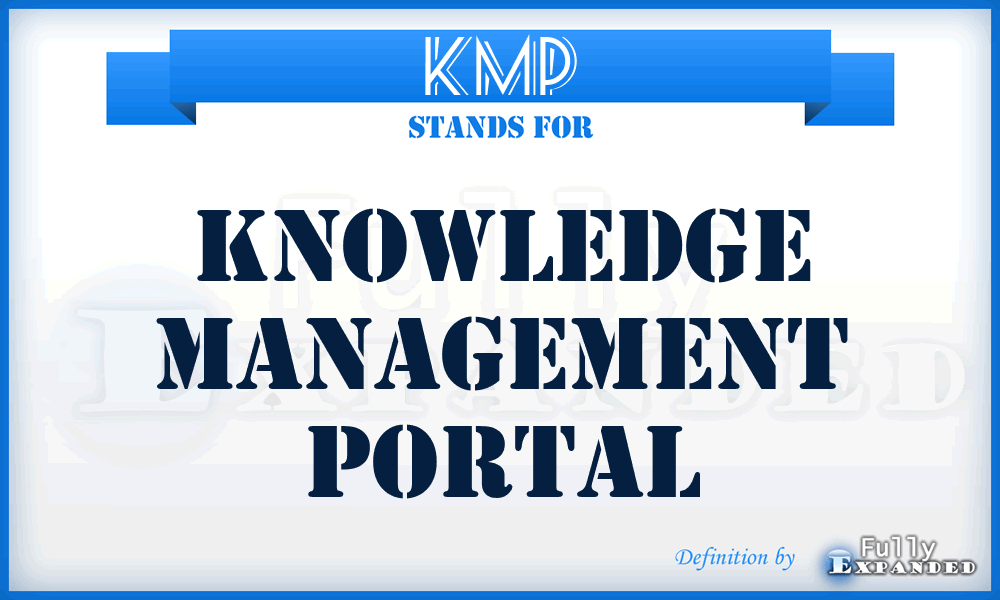 KMP - Knowledge Management Portal