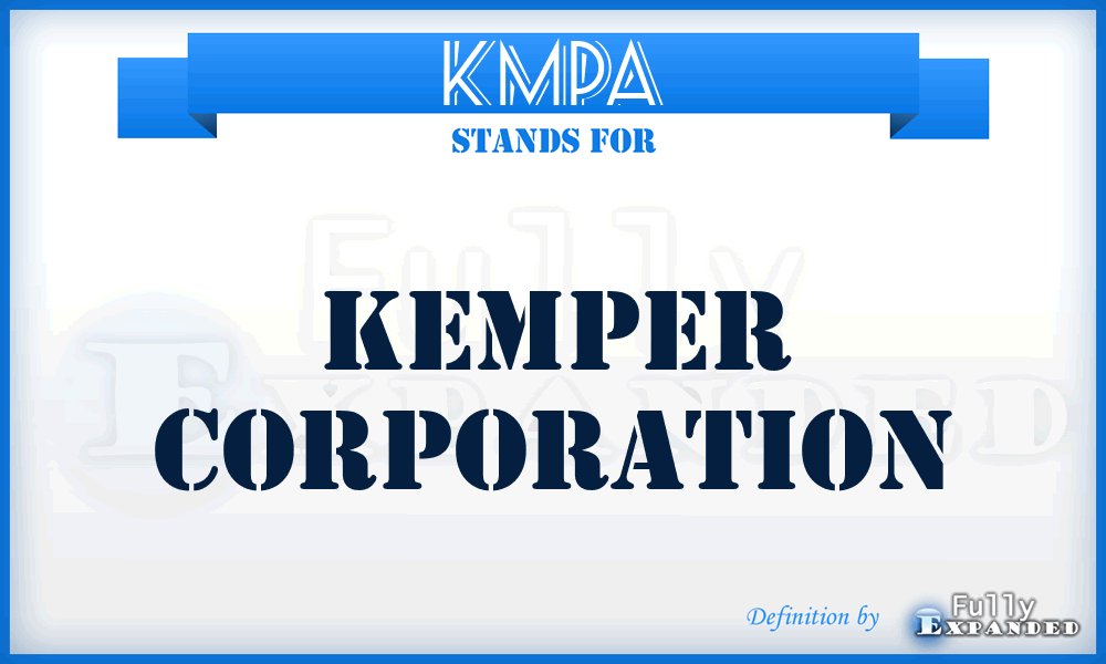 KMPA - Kemper Corporation