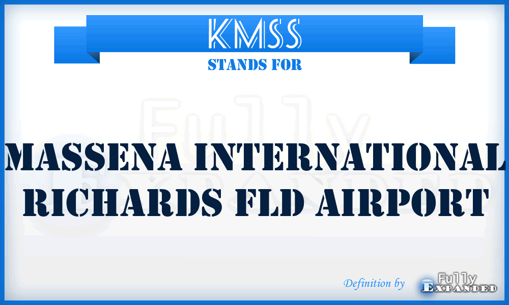 KMSS - Massena International Richards Fld airport