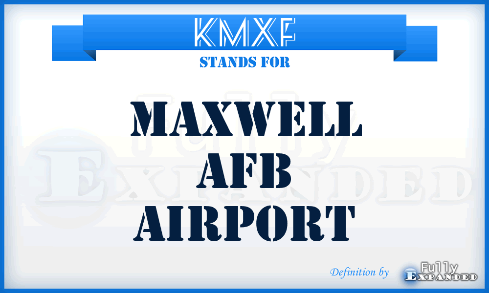 KMXF - Maxwell Afb airport