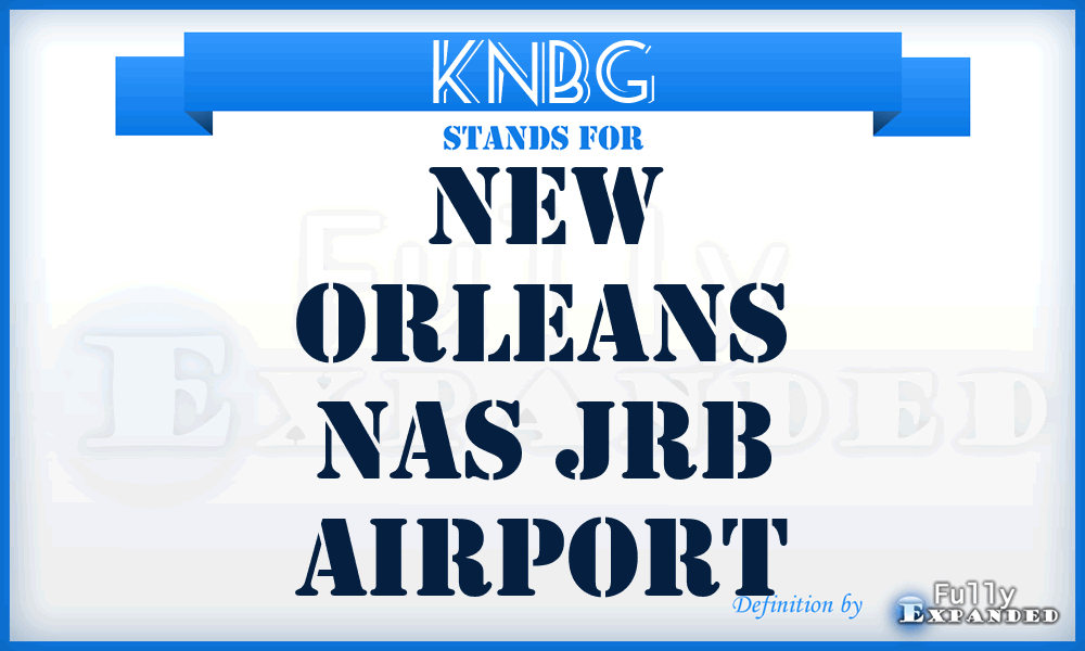KNBG - New Orleans Nas Jrb airport