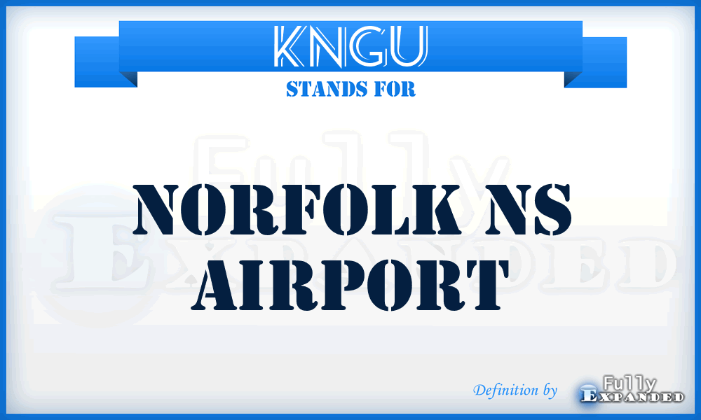 KNGU - Norfolk Ns airport