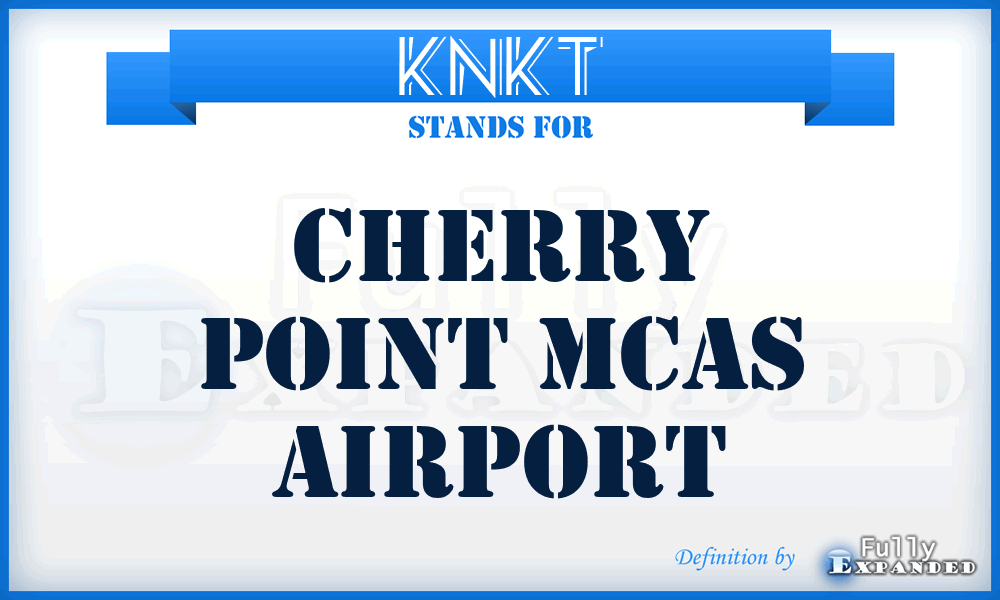 KNKT - Cherry Point Mcas airport