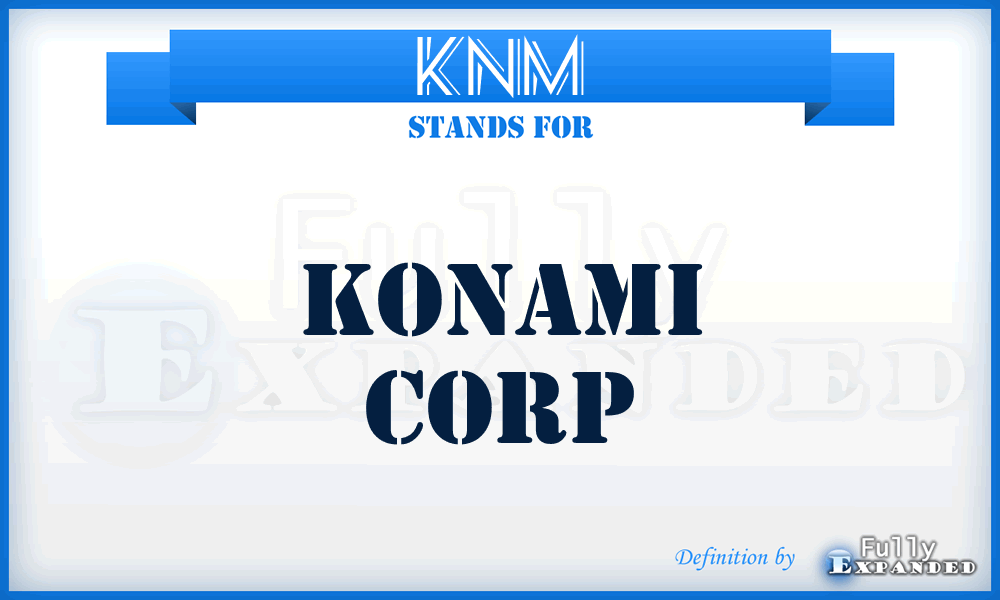 KNM - Konami Corp