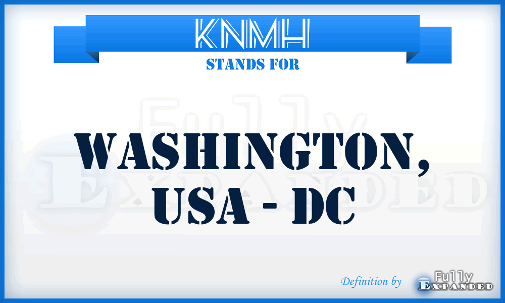 KNMH - Washington, USA - DC