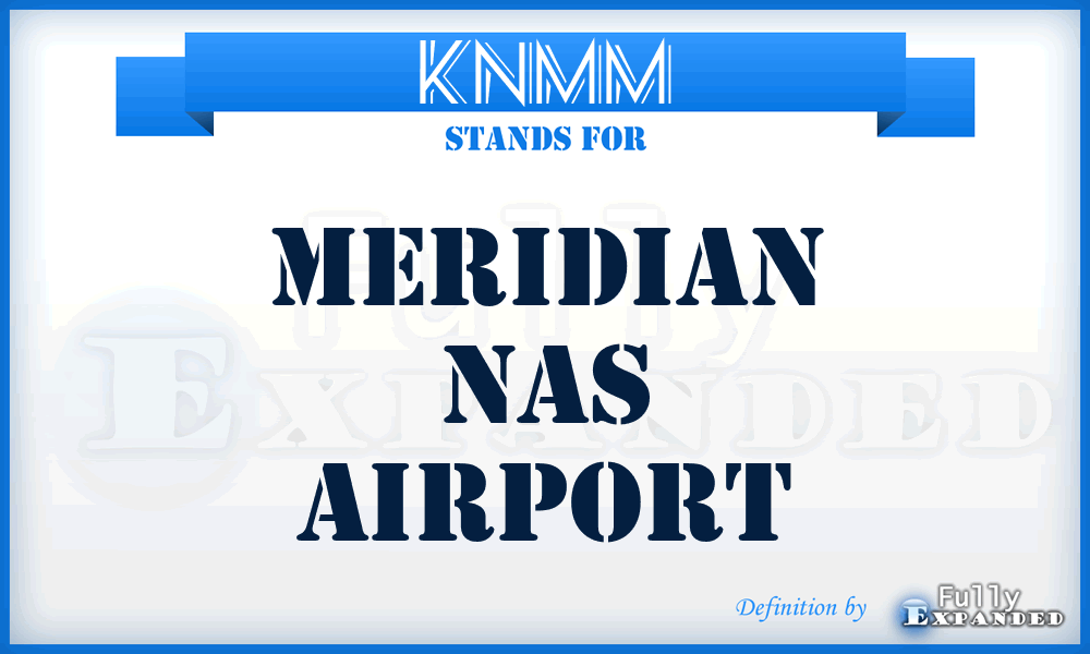KNMM - Meridian Nas airport