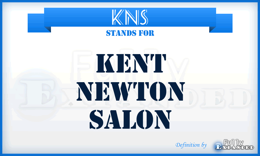 KNS - Kent Newton Salon