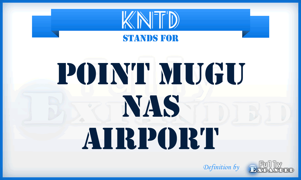 KNTD - Point Mugu Nas airport