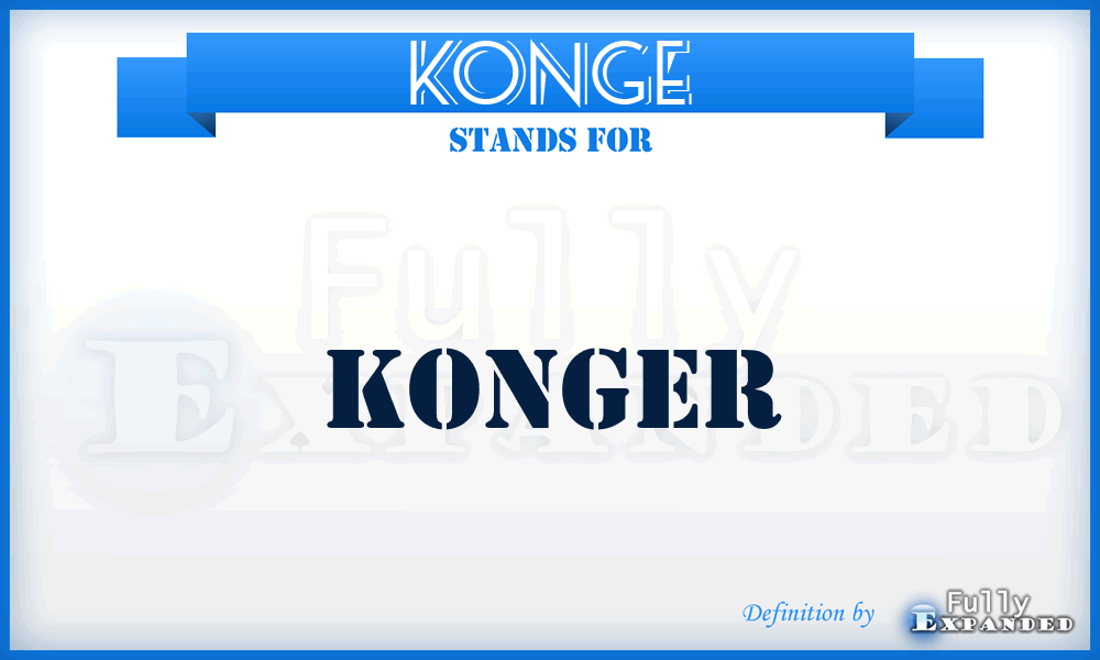 KONGE - konger
