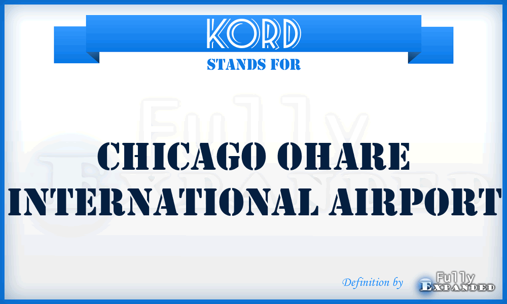 KORD - Chicago Ohare International airport