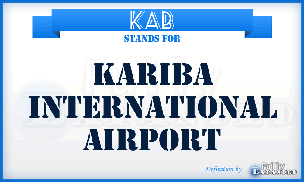 KAB - Kariba International airport