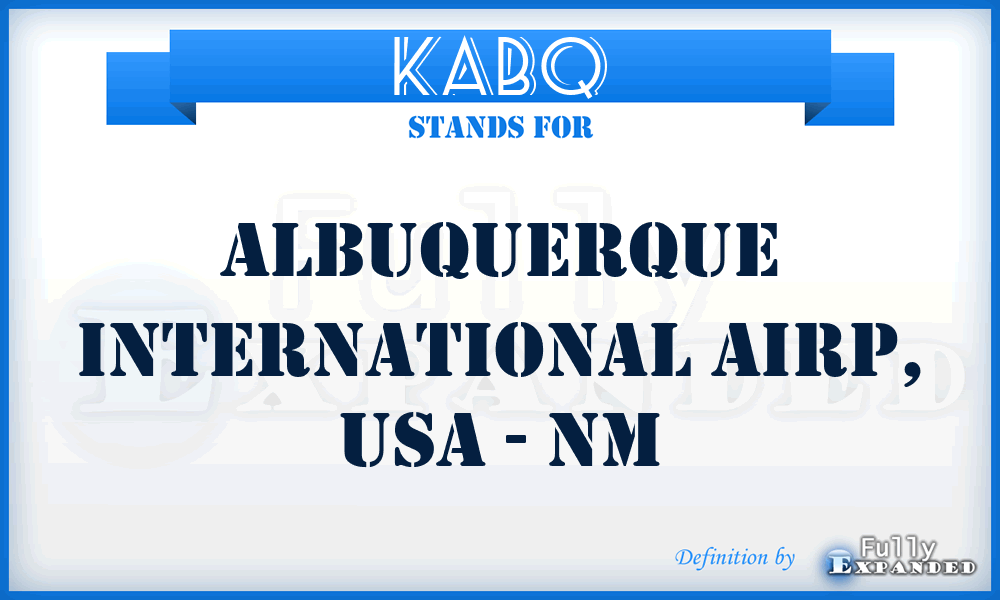 KABQ - Albuquerque International Airp, USA - NM