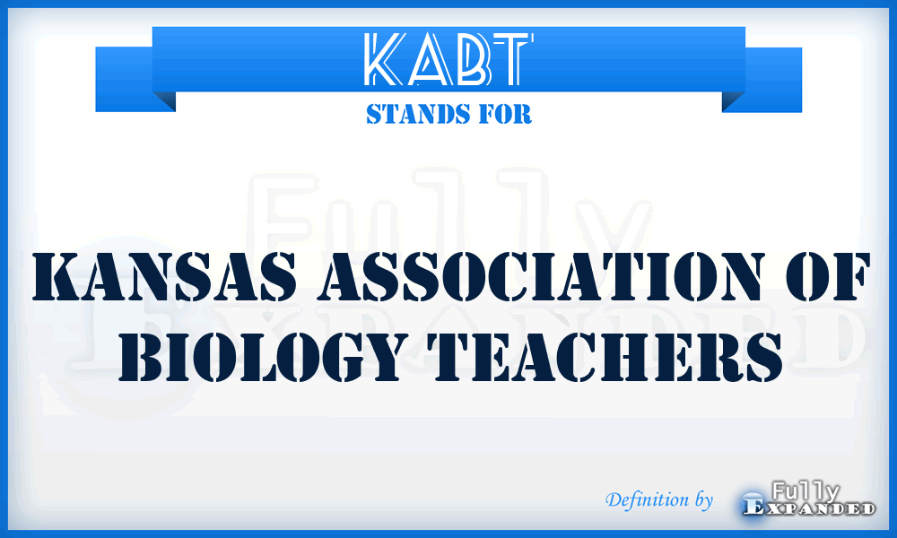 KABT - Kansas Association of Biology Teachers