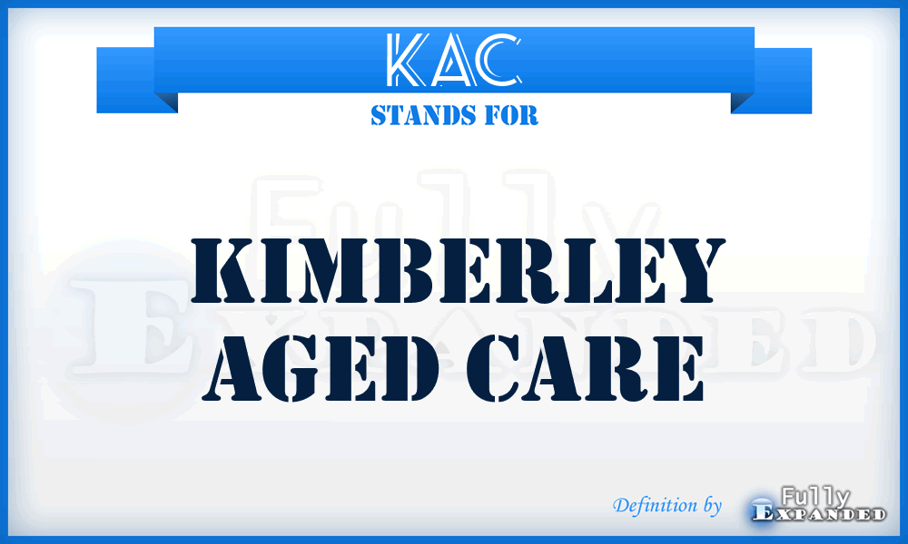 KAC - Kimberley Aged Care