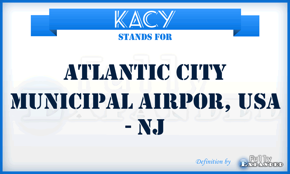 KACY - Atlantic City Municipal Airpor, USA - NJ