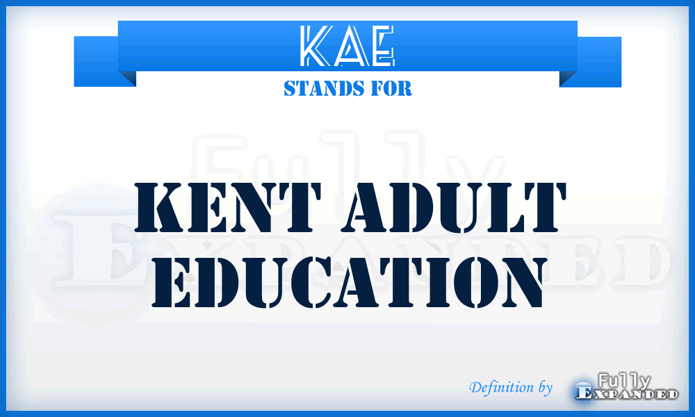 KAE - Kent Adult Education