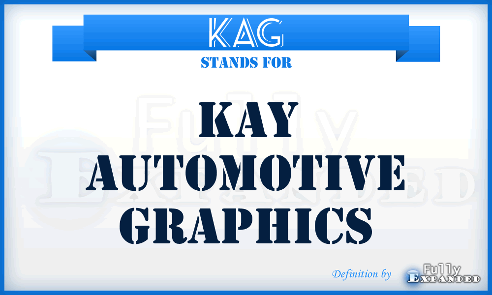 KAG - Kay Automotive Graphics