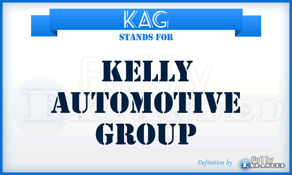 KAG - Kelly Automotive Group