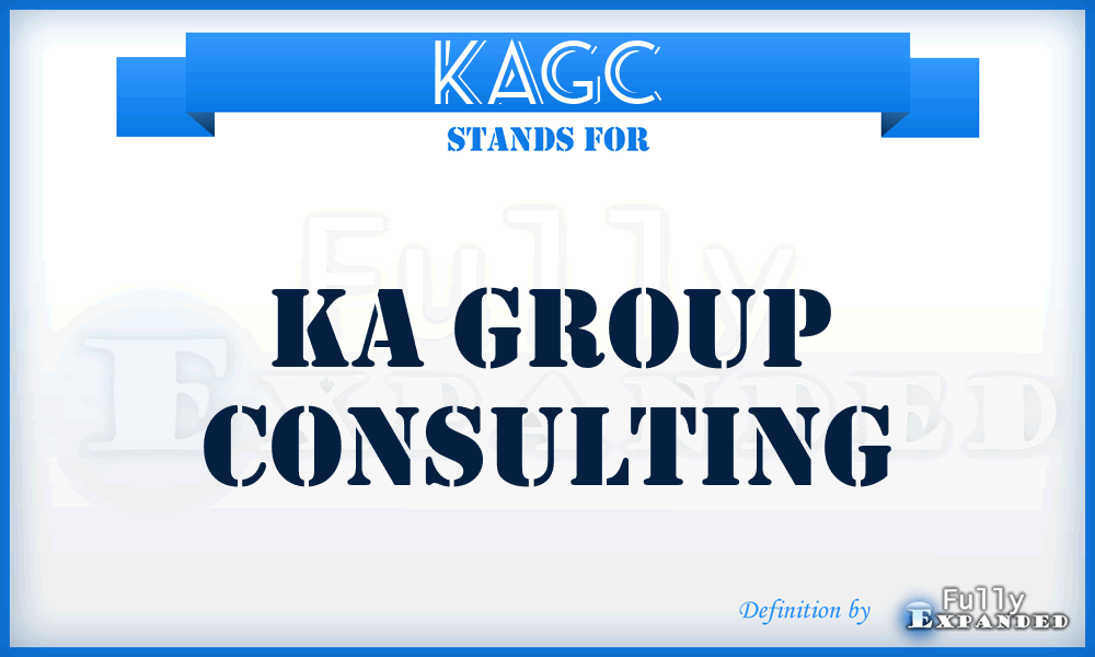 KAGC - KA Group Consulting