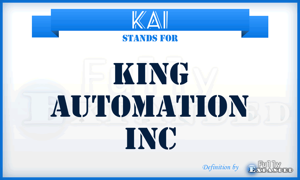 KAI - King Automation Inc