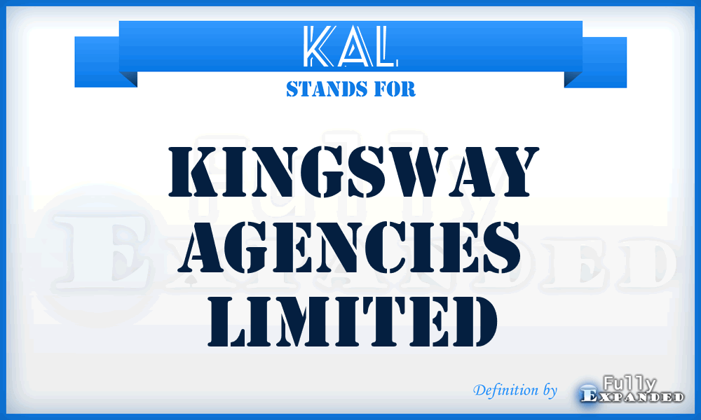 KAL - Kingsway Agencies Limited