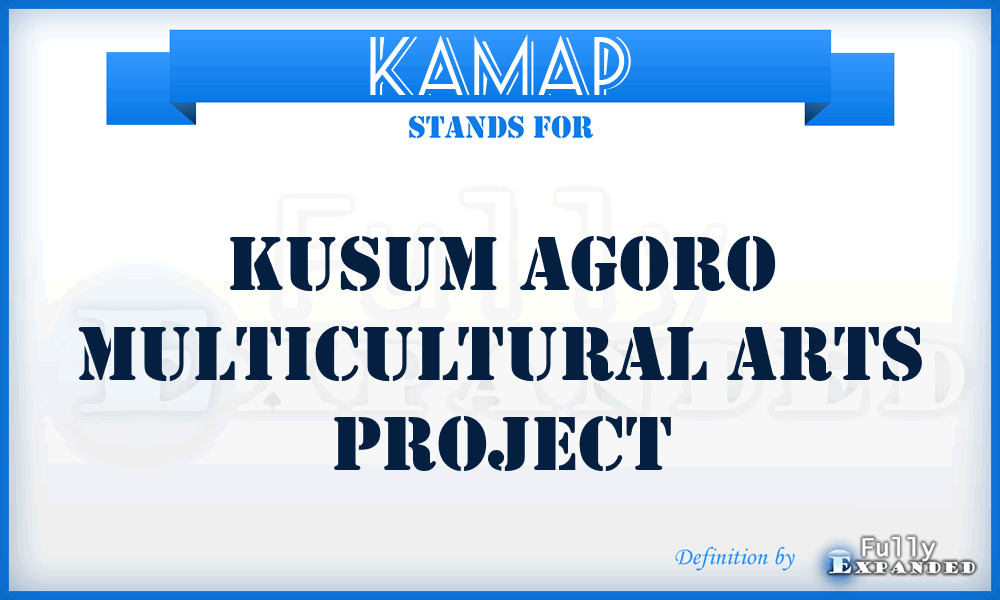 KAMAP - Kusum Agoro Multicultural Arts Project
