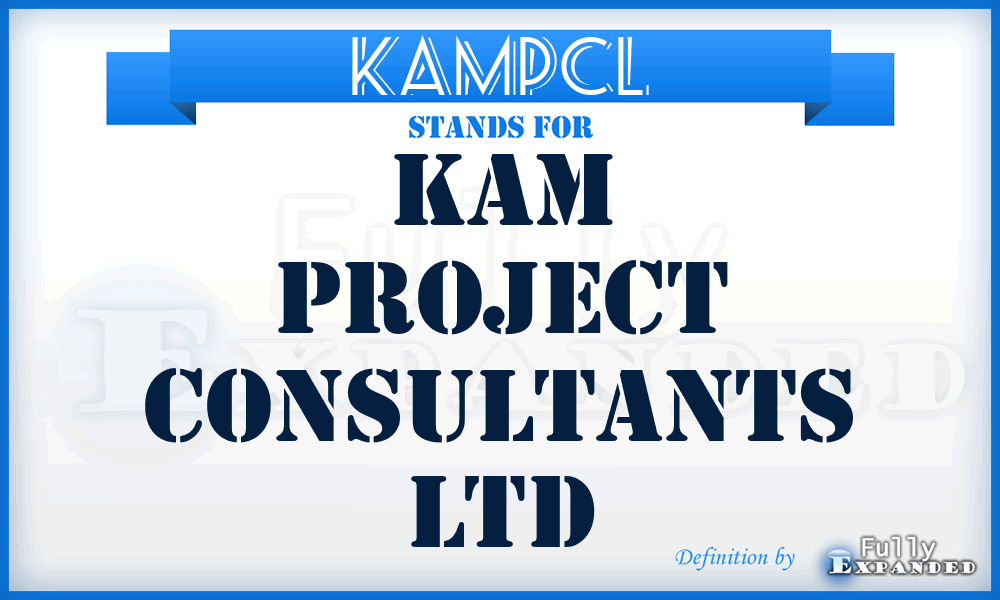 KAMPCL - KAM Project Consultants Ltd