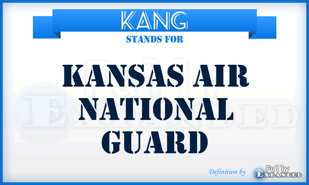 KANG - Kansas Air National Guard