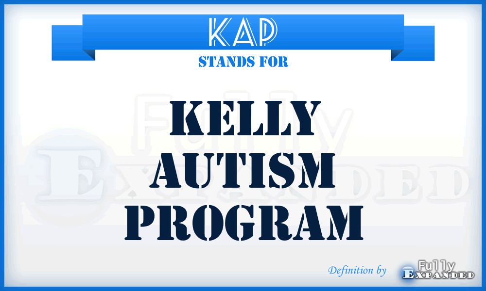 KAP - Kelly Autism Program