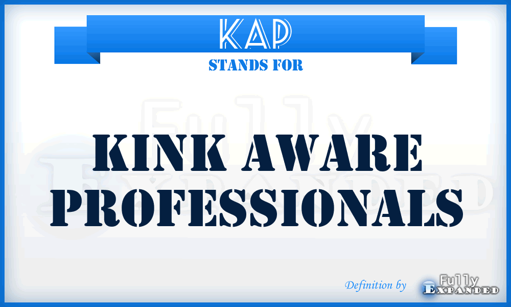 KAP - Kink Aware Professionals