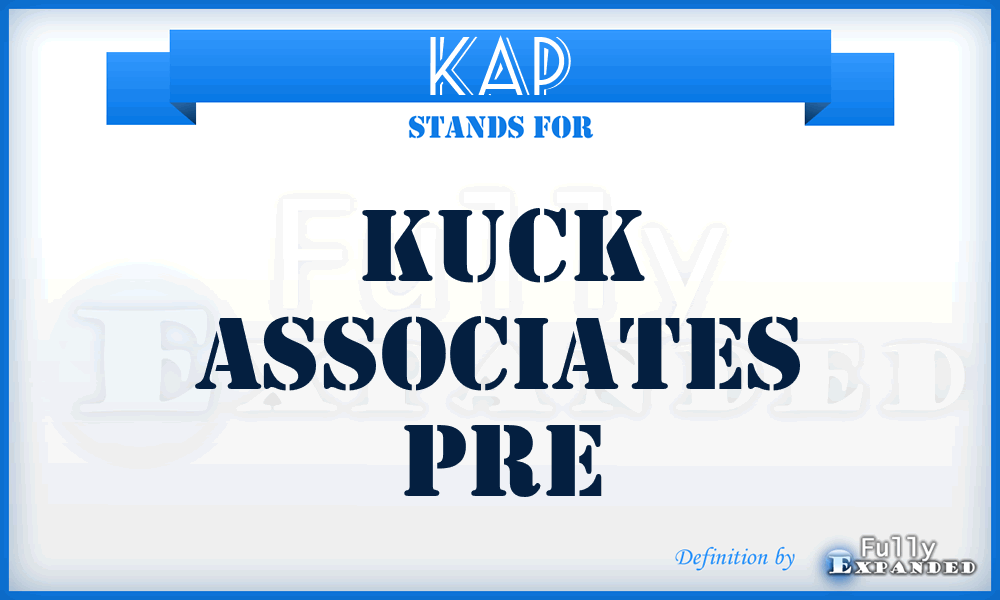 KAP - Kuck Associates Pre