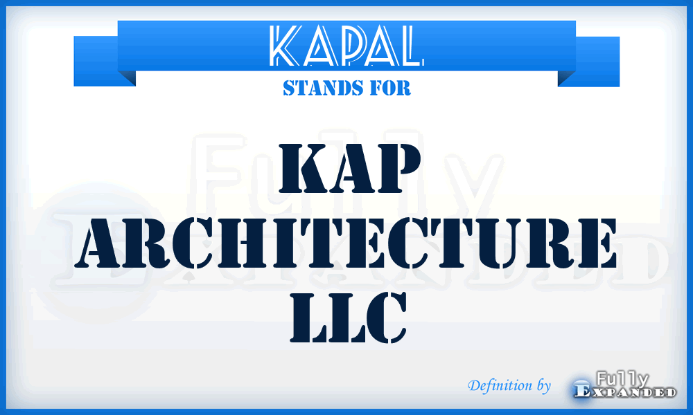 KAPAL - KAP Architecture LLC