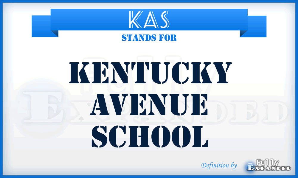KAS - Kentucky Avenue School
