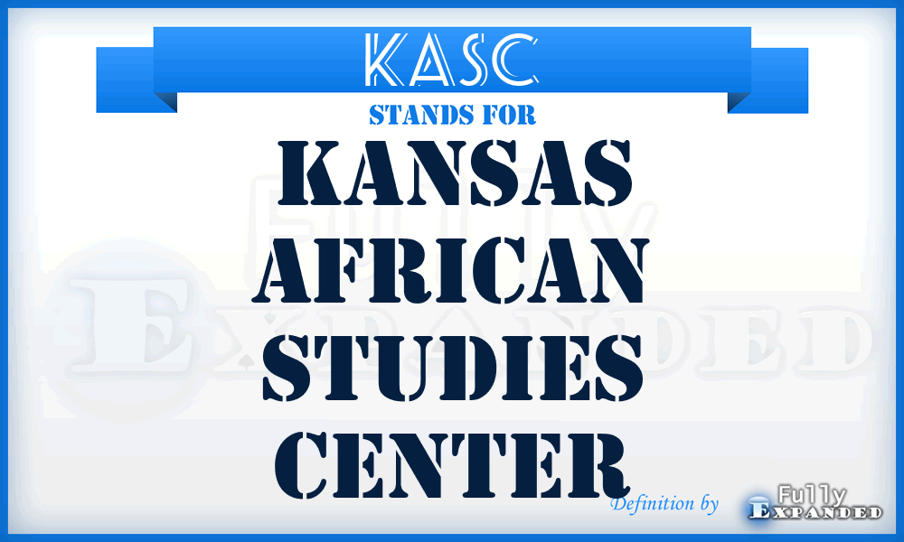 KASC - Kansas African Studies Center