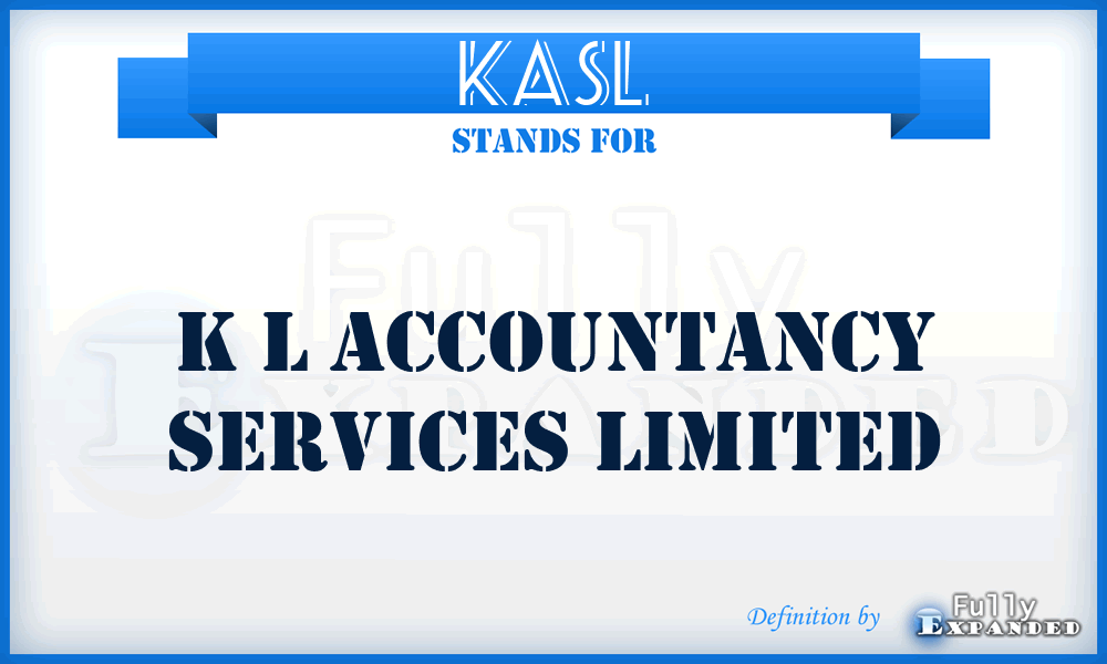 KASL - K l Accountancy Services Limited