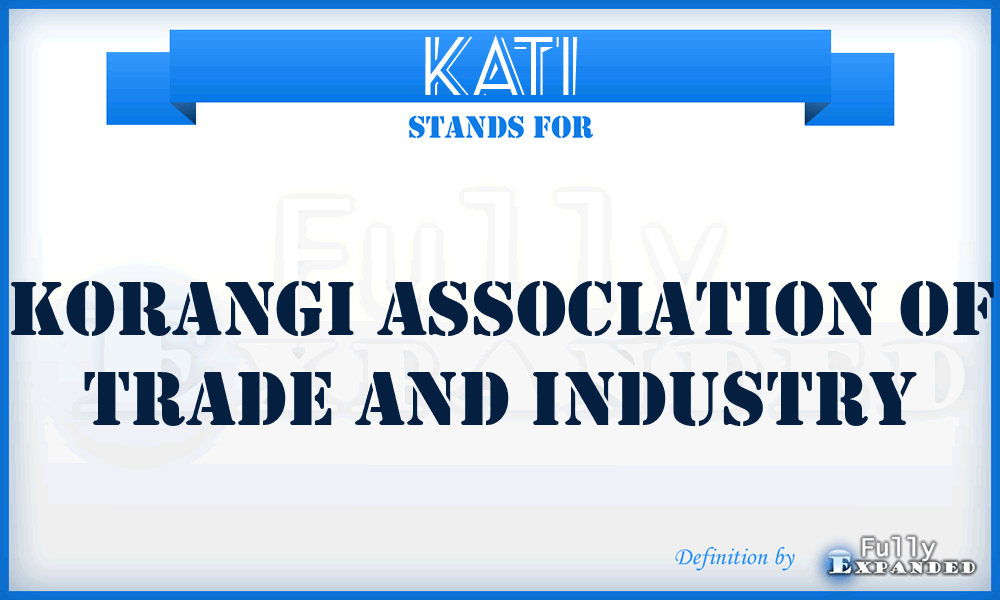 KATI - Korangi Association of Trade and Industry