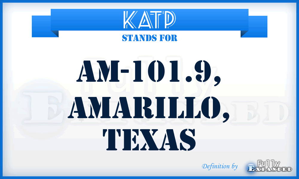 KATP - AM-101.9, Amarillo, Texas