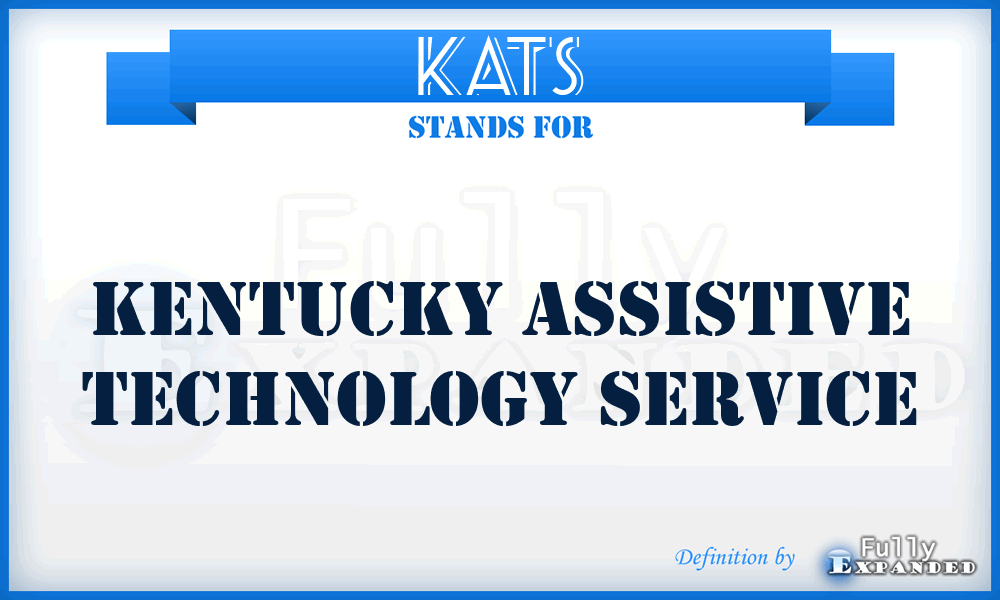 KATS - Kentucky Assistive Technology Service