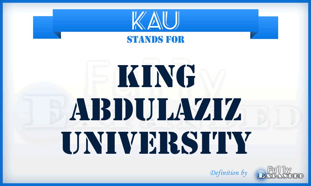 KAU - King Abdulaziz University
