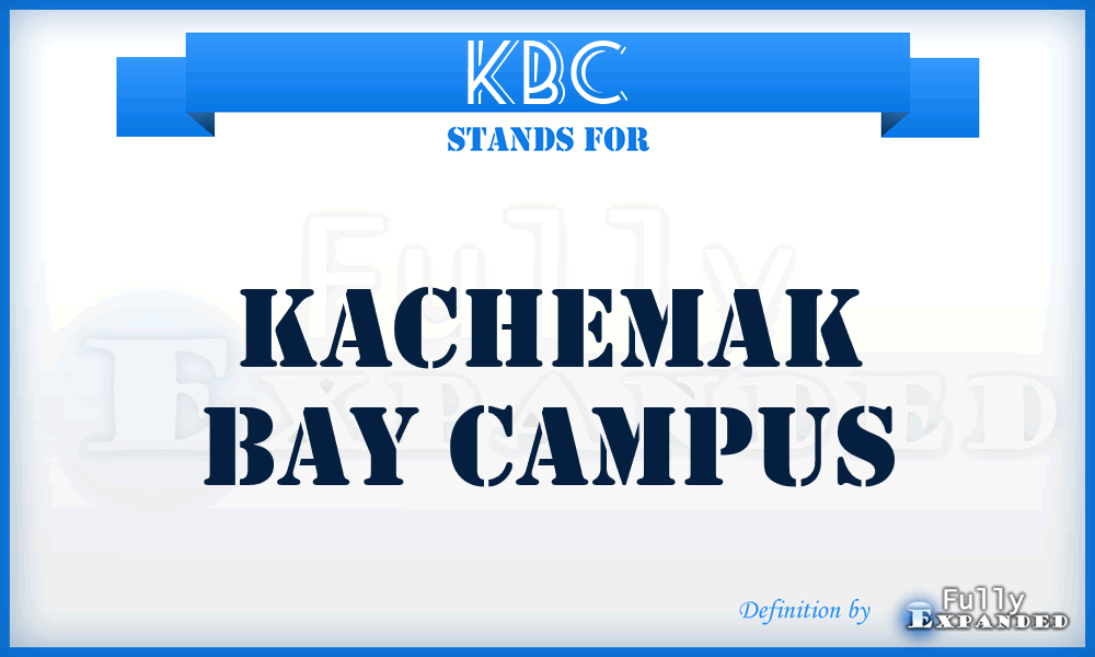 KBC - Kachemak Bay Campus