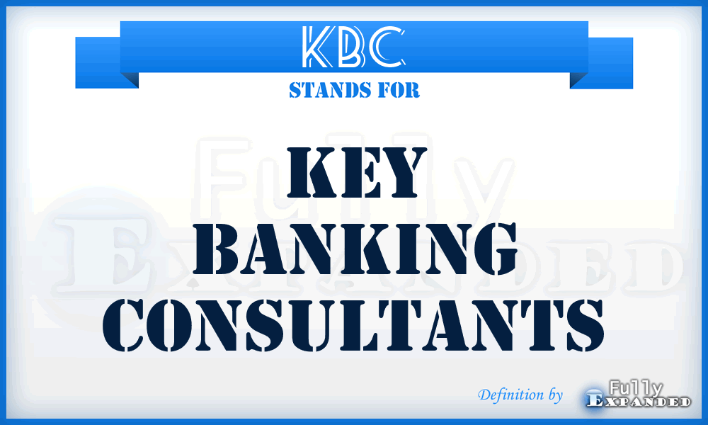 KBC - Key Banking Consultants